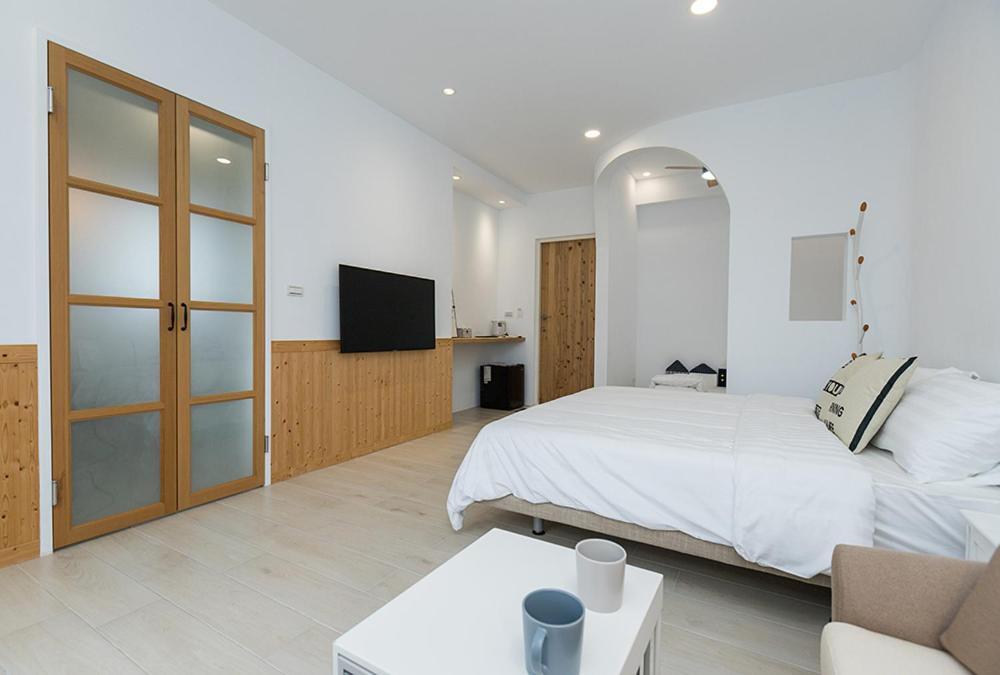 Blue White Apartment Wujie Exterior photo