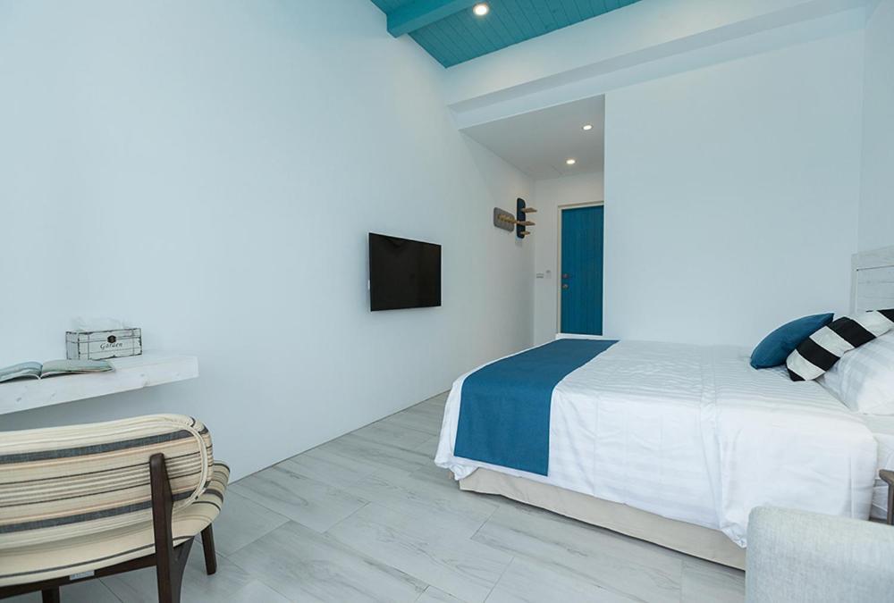 Blue White Apartment Wujie Exterior photo